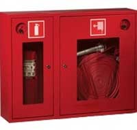 Шкаф пожарный ШПК-315ВОК (встроен.откр.красн.)840х650х230 под рукав и 1 огн.