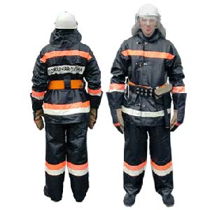 Боевая одежда пожарного из винилискожи (III уровень защиты)